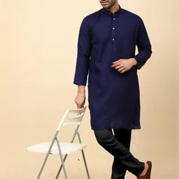 VS MALL Men Cotton Blend Kurta Sets-picture-11