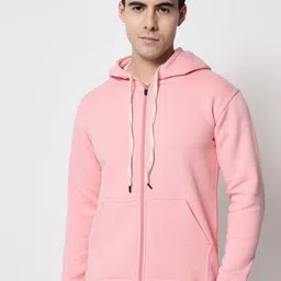 Mast & Harbour Men Front-Open Hooded Sweatshirt-image-46