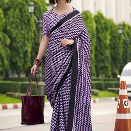 Mitera Striped Satin Saree-picture-11