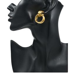 J & C Fashion Are Stainless Steel Gold-Plated Earrings-image-89