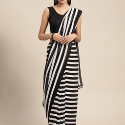 Moda Rapido Striped Pure Georgette Saree-picture-39