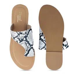D LORZERI Women Open Toe Flats with Bows image 5