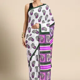 BUTA BUTI Cotton Blend Saree-image-80