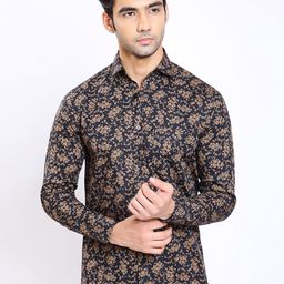 MENTOOS Men Classic Opaque Printed Casual Shirt-image-21