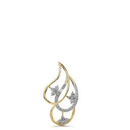 VALANOVA 14K Yellow Gold Plated 0.42Ct Lab Grown Diamond Pendant-image-81