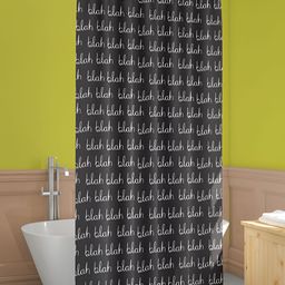 ArtzFolio Black & White Printed Waterproof Shower Curtain-image-94