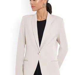 BCBG Shawl Collar Comfort Fit Single-Breasted Blazer-picture-5