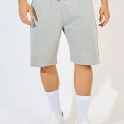 Styli Men Solid Relaxed Fit Shorts-image-9