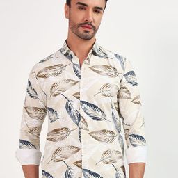 YOUTH FIRST Men Premium Floral Opaque Printed Casual Shirt-image-99