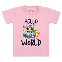 Arvesa Kids Typography Printed T-shirt-picture-10