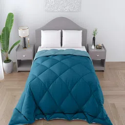 tundwal's Blue Geometric Heavy Winter Double Bed Comforter-image-18
