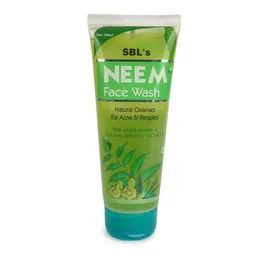 SBL Set Of 3 Neem Face Wash With Aloevera For Acne & Pimples - 100 g Each image 3