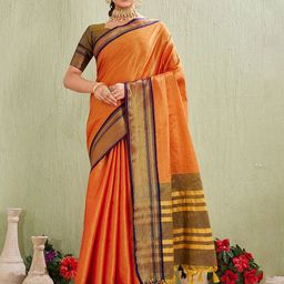 KALINI Woven Design Banarasi Saree With Blouse Piece-picture-23