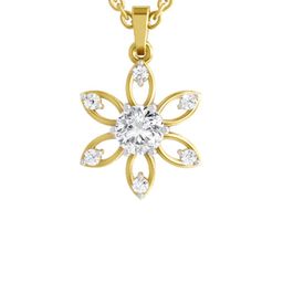 Sparkles Lab Grown Diamond Pendant 14K Gold-picture-20