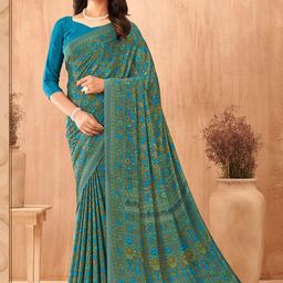 Mitera Floral Printed Saree-image-61