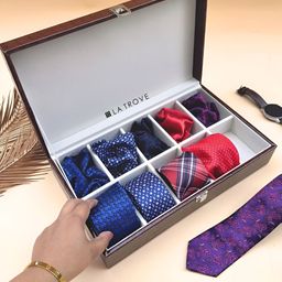 La Trove Brown Set of 1 Regular Drawer Organiser Organisers image 5