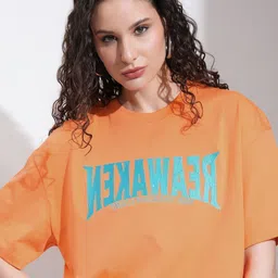 Basics By Tokyo Talkies Women Drop-Shoulder Sleeves T-shirt-image-26