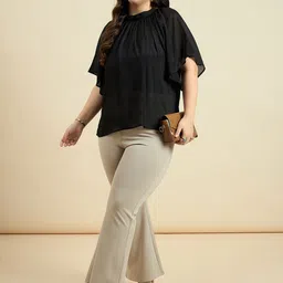 DressBerry Curve Flutter Sleeve Top image 5