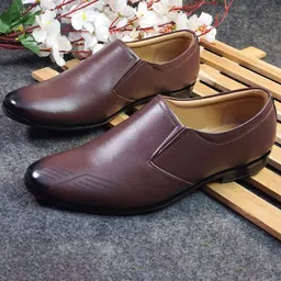 PROPRIDE Men Leather Formal Slip-Ons-image-15