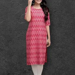 KANUDA Women Maroon Crepe A-Line Kurtas-picture-40