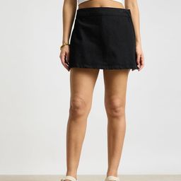 FREAKINS Pure Cotton Straight Mini Skorts-28