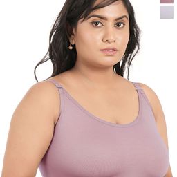 elina Women Pack of 2 Full Coverage Cotton Everyday Bras-image-102