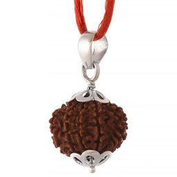 RAVIOUR LIFESTYLE Brown Rudraksha Spherical Pendants-image-91
