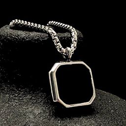 Crazy Fashion Stainless Steel Silver-Plated Contemporary Pendants With Chains-image-51