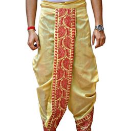 AMIT ONLINE Silk Dhoti Pants-image-47