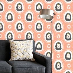 ArtzFolio Printed UV-Resistant Anti-Bacterial Hand Drawn Hedgehog Peel & Stick Wallpaper-image-71