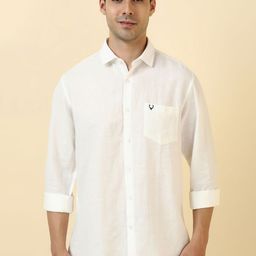 Allen Solly Men Solid Spread Collar Casual Shirt-picture-44