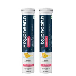 Fixuphealth Set Of 2 Melatonin Tablets - 20 Tablets Each - Strawberry Flavor-26