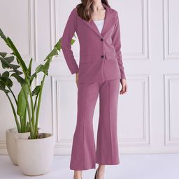 WESTHOOD Notched Lapel Blazer & Trousers-image-26