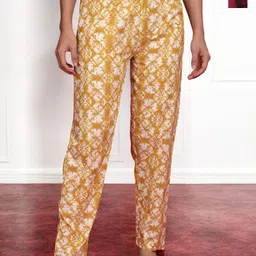 Kryptic Women Pack Of 2 Pure Cotton Mid-Rise Lounge Pants-image-26