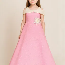 My Lil Princess Pink A-Line Maxi Dress-image-87