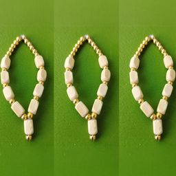 Anvika Set of 3 Brass Chain-26