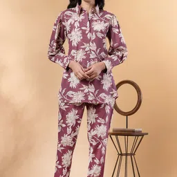 Readiprint Printed Long Sleeves Shirt With Trouser-image-97