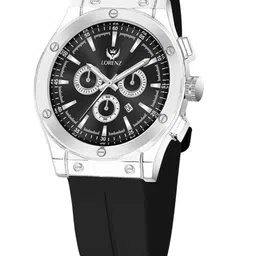LORENZ Men Printed Dial & Silicon Straps Analogue Watch MK-4087R-picture-15