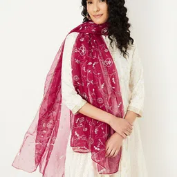 max Embroidered Dupatta-16
