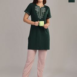 Duchess Women Printed Night suit-image-36