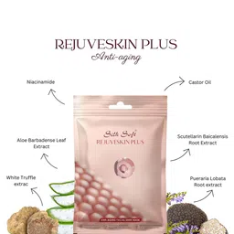 Silk Soft Set Of 3Rejuveskin Plus Anti-Aging Face Sheet Mask - 25 ml Each image 4