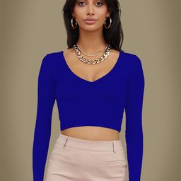 Dream Beauty Fashion Women Fitted Crop Top-picture-25