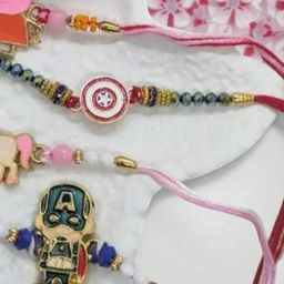 Vrinde 4Pcs Wraparound Rakhis-57