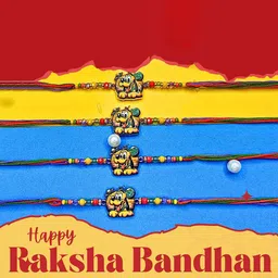 MANSIYAORANGE Thread Rakhi image 5