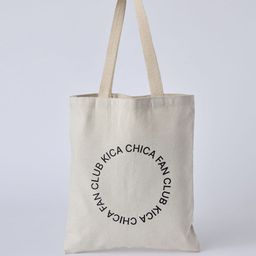 KICA Printed Oversized Shopper Tote Bag with Applique-47