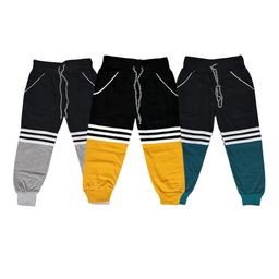 BAESD Kids Pack Of 3 Cotton Mid-Rise Joggers-picture-12