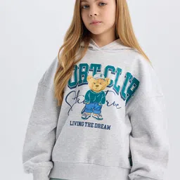 DeFacto Girls Typography Printed Pullover-image-54