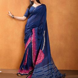 Mantrotsav Floral Zari Saree-45