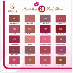 SUAVIS Comfy Matte Cream Bullet Lipstick - 4 ml - Chocolate Apple -112 image 4