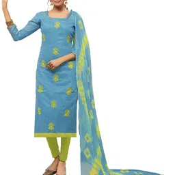 Maroosh Ethnic Motifs Embroirered Modal Cotton Unstitched Dress Material-image-92